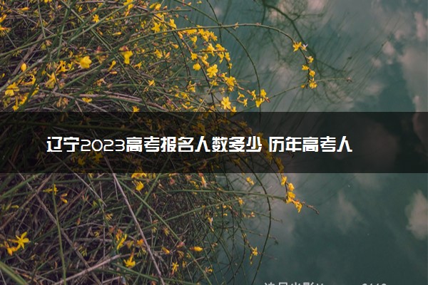 辽宁2023高考报名人数多少 历年高考人数汇总