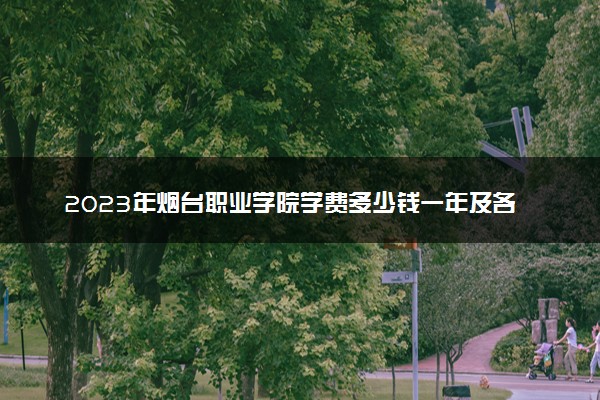 2023年烟台职业学院学费多少钱一年及各专业收费标准查询 大约需要多少费用