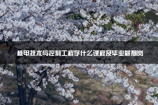 核电技术与控制工程学什么课程及毕业薪酬岗位去向 就业前景怎么样