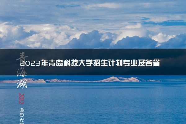 2023年青岛科技大学招生计划专业及各省录取分数线位次