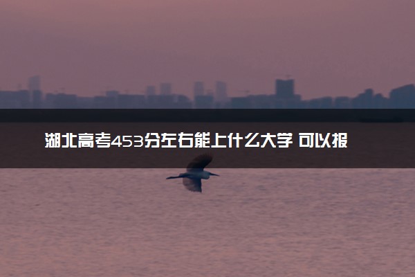 湖北高考453分左右能上什么大学 可以报哪些公办院校(2023报考推荐)