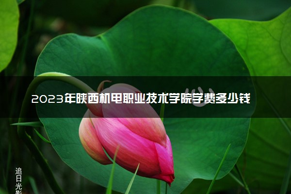 2023年陕西机电职业技术学院学费多少钱一年及各专业收费标准查询 大约需要多少费用