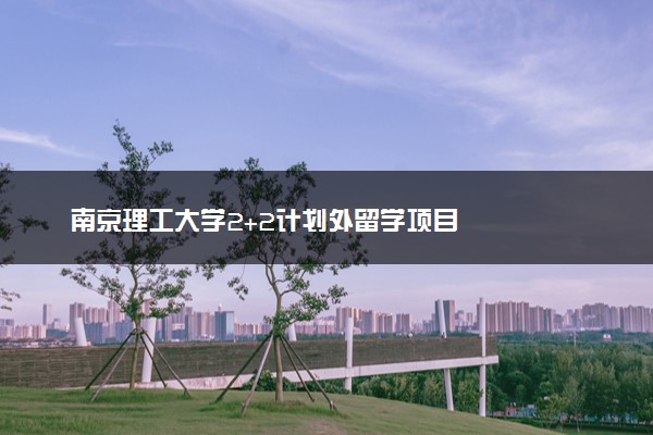 南京理工大学2+2计划外留学项目