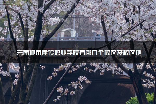 云南城市建设职业学院有哪几个校区及校区地址公交站点 分别都在哪里