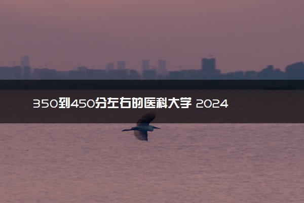 350到450分左右的医科大学 2024适合捡漏的大学