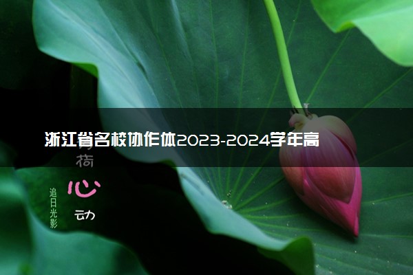 浙江省名校协作体2023-2024学年高三下学期开学联考语文答案