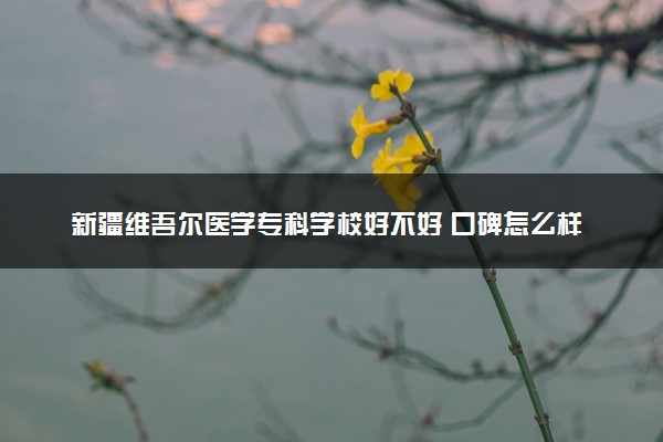 新疆维吾尔医学专科学校好不好 口碑怎么样