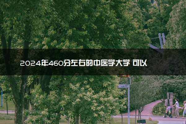 2024年460分左右的中医学大学 可以报哪些院校