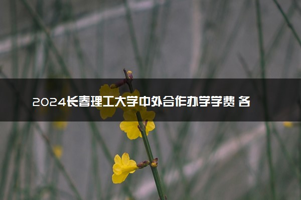 2024长春理工大学中外合作办学学费 各专业最新收费标准