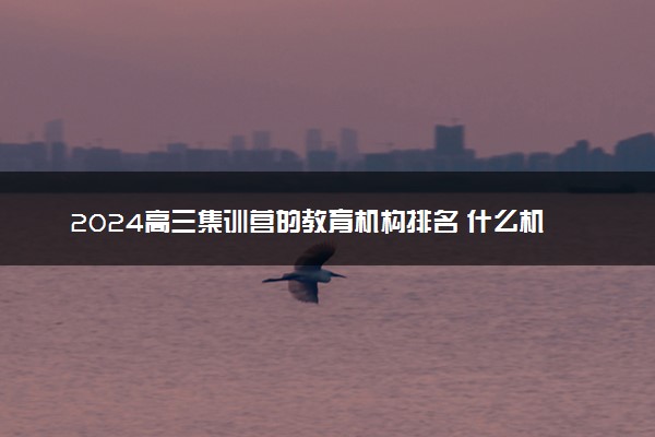 2024高三集训营的教育机构排名 什么机构值得选