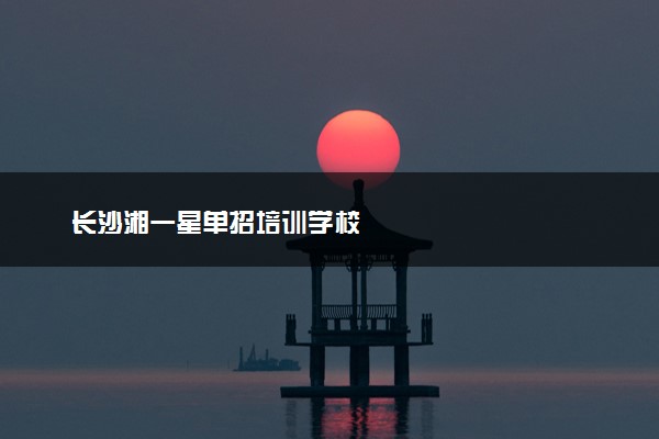 长沙湘一星单招培训学校