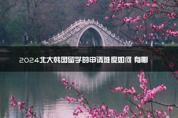 2024北大韩国留学的申请难度如何 有哪些联合办学项目