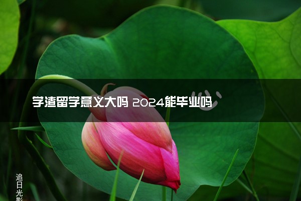 学渣留学意义大吗 2024能毕业吗