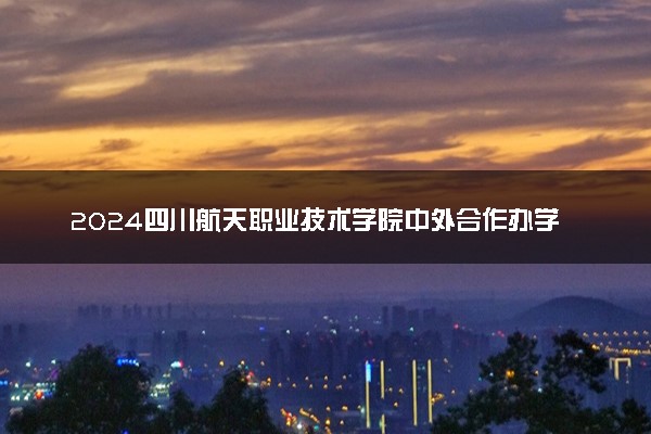 2024四川航天职业技术学院中外合作办学学费 各专业最新收费标准