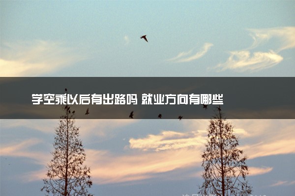 学空乘以后有出路吗 就业方向有哪些