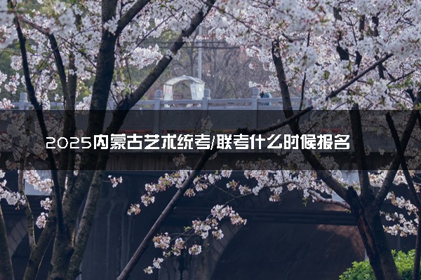 2025内蒙古艺术统考/联考什么时候报名 几号截止