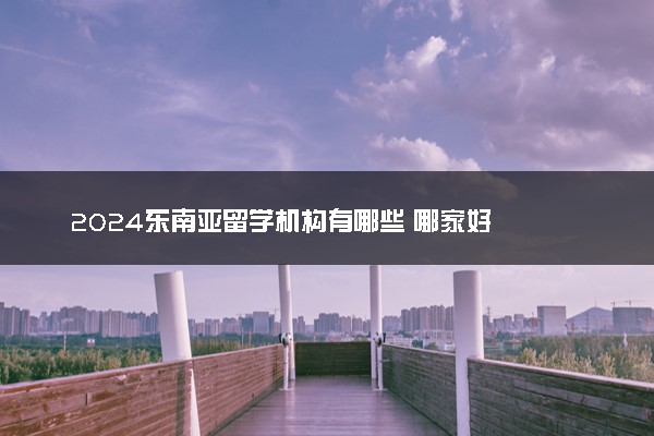 2024东南亚留学机构有哪些 哪家好