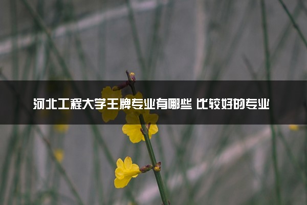 河北工程大学王牌专业有哪些 比较好的专业推荐