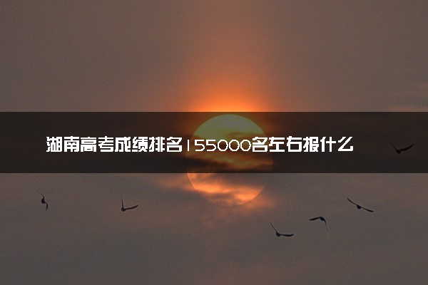 湖南高考成绩排名155000名左右报什么大学好（2025年参考）