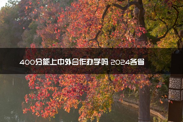 400分能上中外合作办学吗 2024各省分数线一览