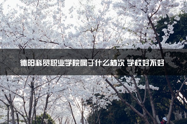 德阳科贸职业学院属于什么档次 学校好不好