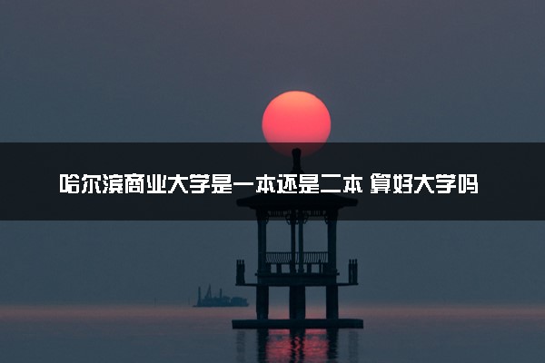 哈尔滨商业大学是一本还是二本 算好大学吗