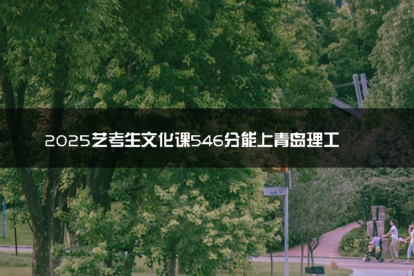 2025艺考生文化课546分能上青岛理工大学吗