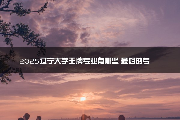 2025辽宁大学王牌专业有哪些 最好的专业是什么